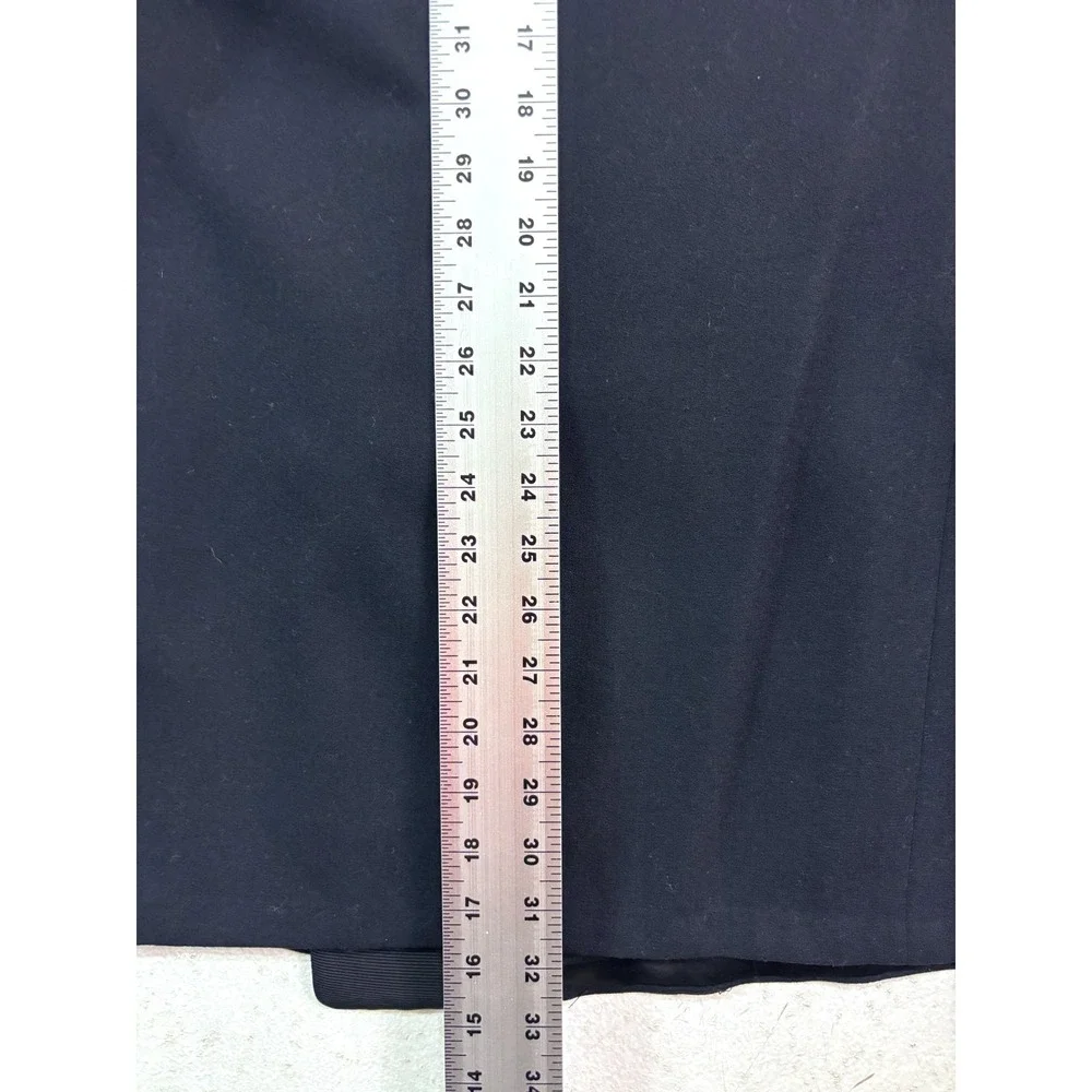 vtg 40s Double Breasted Tuxedo Jacket‎ 40L Flannel Wool Heavy Black Peak Formal